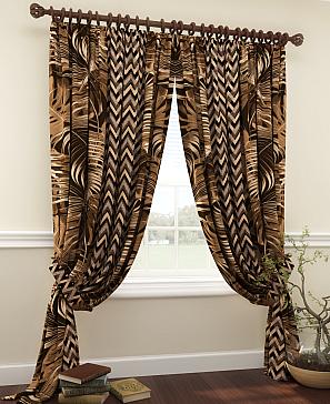 

Комплект штор ТомДом Кролс (коричневый)