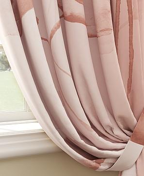 Комплект штор «Мериаль» терракотовый цвета