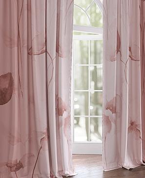 Комплект штор «Мериаль» терракотовый цвета