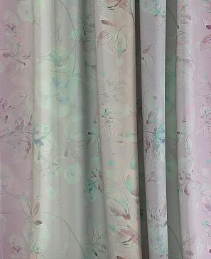 Комплект штор «Фрисли (сиренево-мятный) 1 левая портьера» | фото 2