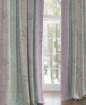 Комплект штор «Фрисли (сиренево-мятный) 1 левая портьера» | фото 3