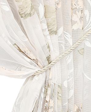 Комплект штор «Агастон» зеленого цвета