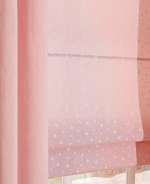 Готовые римские шторы «Элира» розового цвета