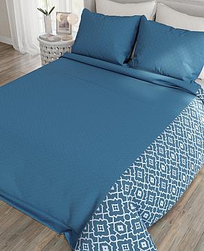 Комплект штор «Луиви» синего цвета