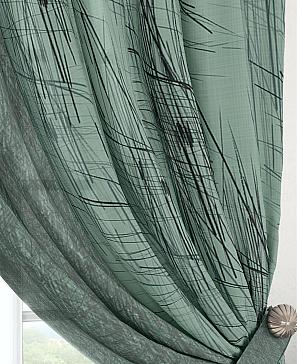 Комплект штор «Ньюбил» изумрудного цвета