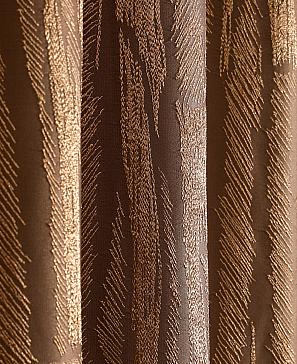 Комплект штор «Пьерио» коричневого цвета