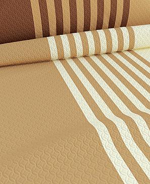 Комплект штор «Ланджит» коричневого цвета