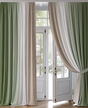 Комплект штор «Берни (Зеленый)»