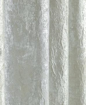 Портьеры «Номин» серебряного цвета
