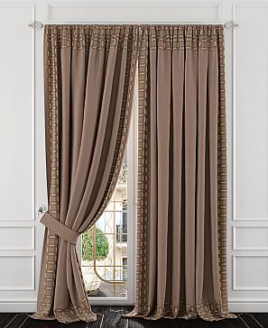 Комплект штор «Дофрол (коричневый)» | фото 3