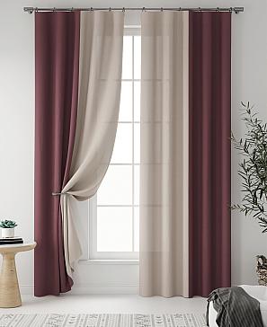 Комплект штор «Ядри (холодная роза)» | фото 3