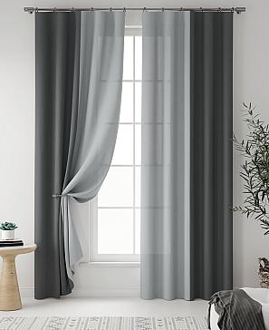 Комплект штор «Ядри (серый)»