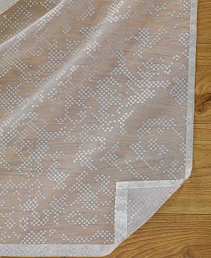 Тюль «Лифбри» серебряного цвета