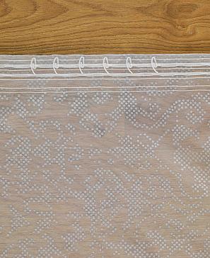 Тюль «Лифбри» серебряного цвета