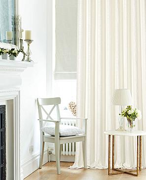 Комплект штор «Ризаль» белого цвета