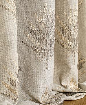 Комплект штор «Лесео» коричневого цвета