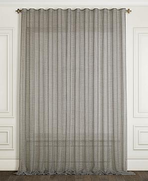 Тюль «Элиол» серо-коричневого цвета