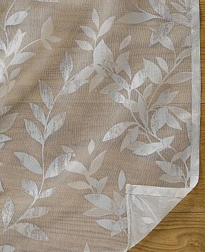 Тюль «Сандри» серого цвета