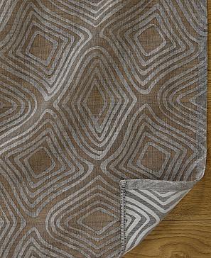 Тюль «Луфзар» серо-коричневого цвета