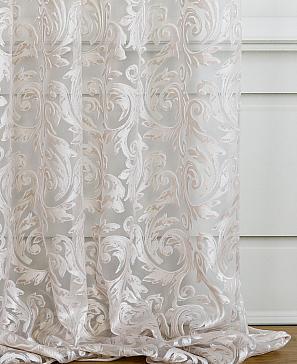 Тюль «Женг» цвета капучино