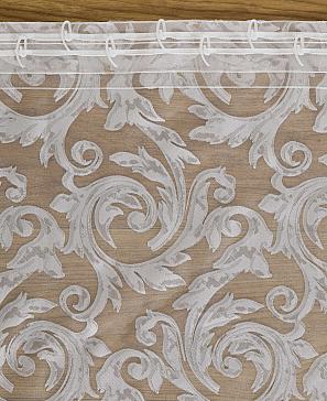 Тюль «Женг» цвета капучино