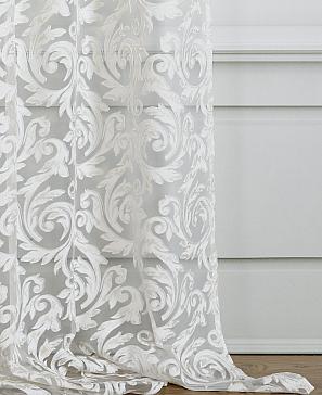 Тюль «Женг» молочного цвета