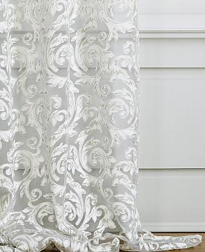 Тюль «Женг» зеленого цвета