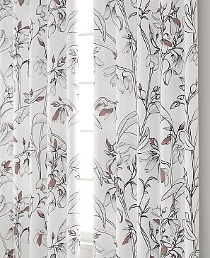 Комплект штор «Риолис» ягодного цвета