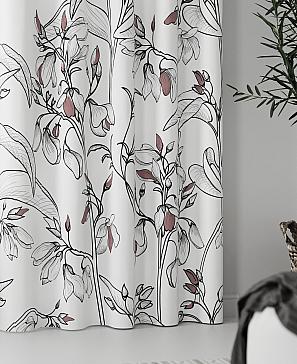 Комплект штор «Риолис» ягодного цвета