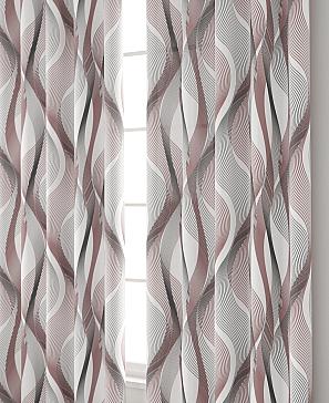 Комплект штор «Ликон» ягодного цвета