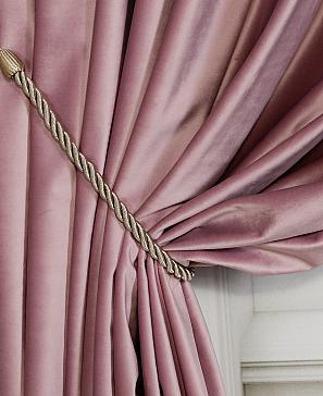 Комплект штор «Бруад» розово-фиолетового цвета