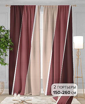 Комплект штор «Джорин (ягодный)»