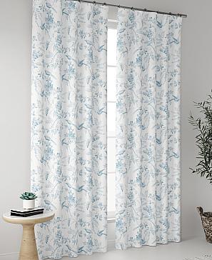 Комплект штор «Фейрио (бело-голубой)»