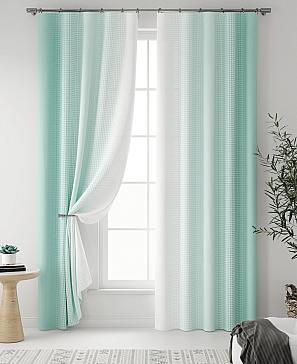 Комплект штор «Лайрис (мятный)» | фото 3