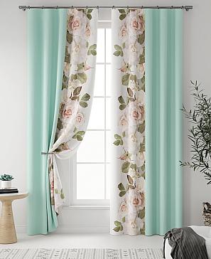 Комплект штор «Хейлис (мятный)» | фото 3