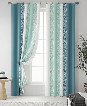 Комплект штор «Райнис (мятный)» | фото 3