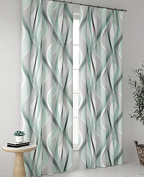Комплект штор «Ликн» мятного цвета