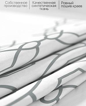 Комплект штор «Ульна» серого цвета