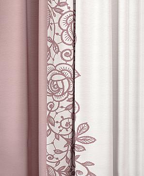 Комплект штор «Айпро» розового цвета
