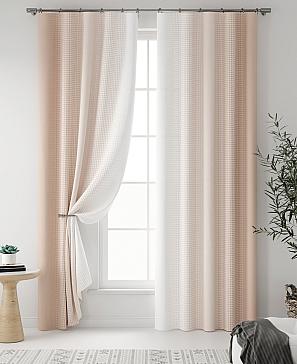 Комплект штор «Лайрис (бежевый)» | фото 3