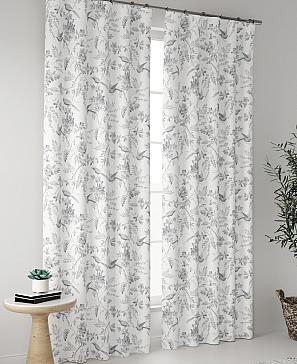 Комплект штор «Фейрио (бело-серый)»