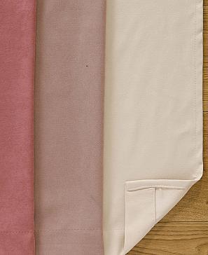 Комплект штор «Бриол» пудрового цвета