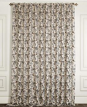 Тюль «Цвит» коричневого цвета