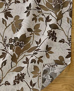 Тюль «Цвит» коричневого цвета