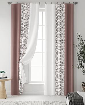 Комплект штор «Вейли (коричневый)» | фото 3