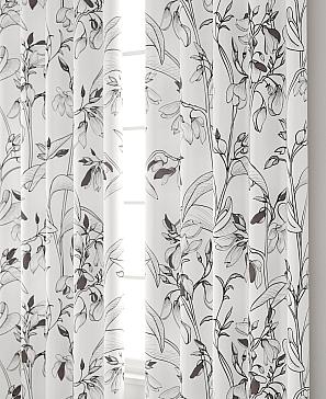 Комплект штор «Риолис» коричневого цвета