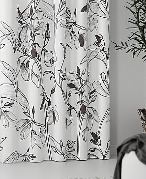 Комплект штор «Риолис» коричневого цвета