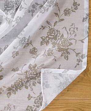 Тюль «Риоло» серого цвета