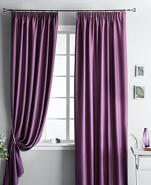 Комплект штор «Блэквуд» фиолетового цвета