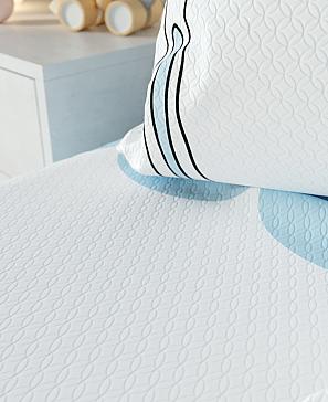 Комплект штор «Киоти» голубого цвета